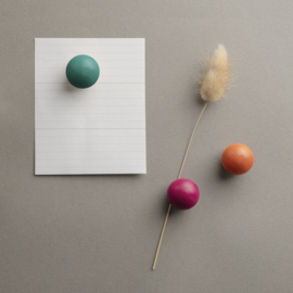 Magneetbolletjes | Oranje roze aubergine
