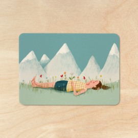 Set 8 ansichtkaarten | Voor happy campers
