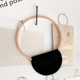 kaart en print hanger  |  Koper cirkel klein