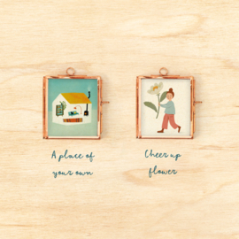 Minilijstje rosé goud