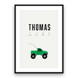 Kraamposter | Monster Truck