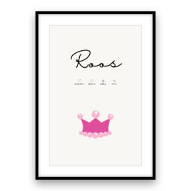 Kraamposter | Prinses