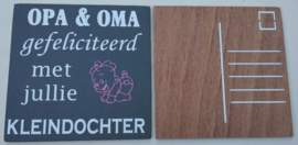 kleindochter, kleinzoon, zwanger