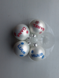 Kerstballen met naam