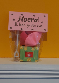 Zakje Hoera !Ik ben grote zus