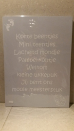 Korte beentjes, mini teentjes