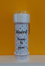Bellenblaas verjaardag pentagoon