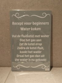 Recept voor beginners