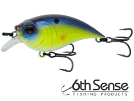 6th Sense Fishing Curve Finesse Squarebill Chartreuse Spank