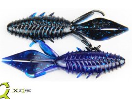 X Zone Adrenaline Bug 4" Black Blue Lam