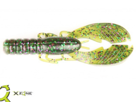 X Zone Lures Muscle Back Craw 4" Watermelon Candy