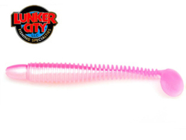 Lunker City Swimmin' Ribster 4" Bubblegum Shad