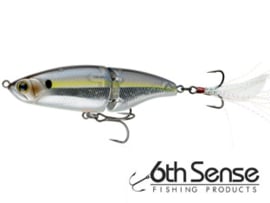 6th Sense Fishing Speed Glide 100 Chrome Threadfin