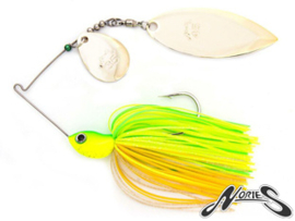 Nories Spinnerbaits Crystal S Bright Chartreuse