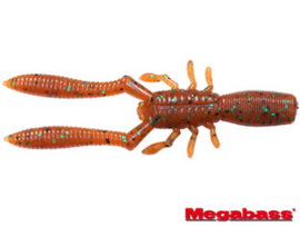 Megabass Bottle Shrimp 2,4" Rootbeer / Green&Black Flake