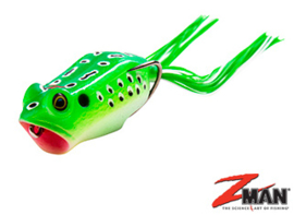 Z Man Leap FrogZ  2,25" Popping Frog Green Leopard