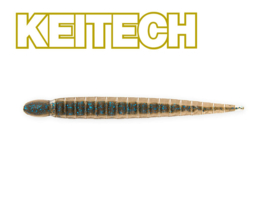Keitech Custom Leech 3" Blue Flash Cinnamon