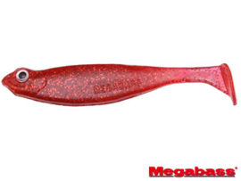 Megabass Hazedong Shad 3" Clear Red