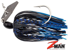 Z Man Chatterbait The Original 3/8 oz (plm 10,5 gr) Black / Blue Nickel Blade