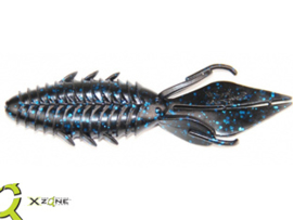 X Zone Adrenaline Bug 4" Black Blue Flake