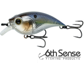 6th Sense Fishing Curve Finesse Squarebill Chrome Threadfin