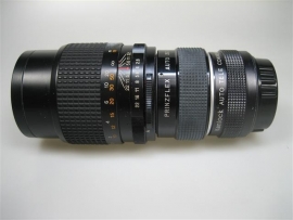 RMC-Tolina telelens 135mm met 2 x auto 3x auto 2x converters