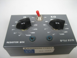 Resistor Box Malmberg Fysica afkomstig van vroegere HTS Dordrecht