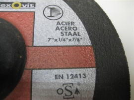 Staal doorslijpschijf voor bouwmachines, tevens ook haakse tol NR.FL1806422SP