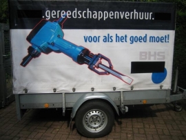 Atec huifaanhangwagen geheel aluminium i.z.g.s.