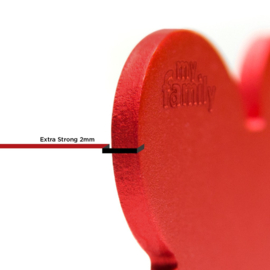 Basic Collection - Small Bone Red