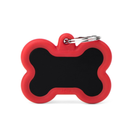 Hushtag Collection - Black Bone With Red Rubber