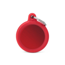 Hushtag Collection - Red Circle With Red Rubber