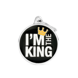Charms collection - Big Circle "I'm The King"