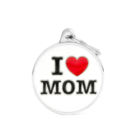 Charms collection - Big Circle "I Love Mom"