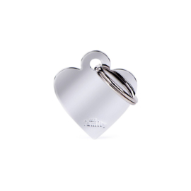 Basic Collection - Small Heart Chrome Brass