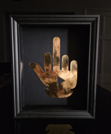 23ct Gold Leaf crafted Artwork "A Milion F*ck You's"