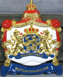 Gilded Coat of Arms - Hofleverancier Cast iron