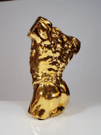 Auguste Rodin ( after ) - Torso Statue 24ct Gold Plated High Quility