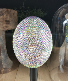 Unique Ostrich Egg with pure Swarovski crystals - 42cm Dome - RMS18