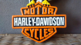 Harley Davidson Logo - Gold Plated Cast Iron