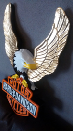 Harley Davidson Logo - Gold Plated Cast Iron