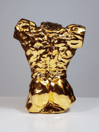 Auguste Rodin ( after ) - Torso Statue 24ct Gold Plated High Quility