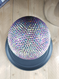 Unique Ostrich Egg with pure Swarovski crystals - 42cm Dome - RMS18