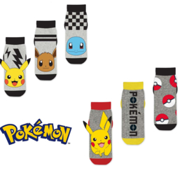 Pokemon sneaker sokken 6 paar