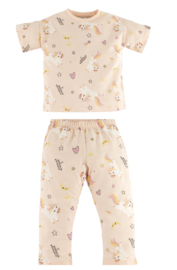 Eenhoorn/Unicorn pyjama korte mouw lange broek