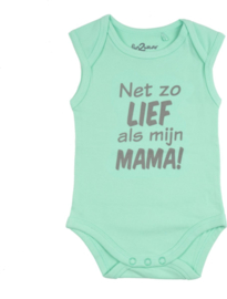 Rompertje - net zo lief als mama - in mint,roze of blauw 