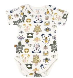 Frogs en Dogs- kraamcadeau - baby - romper