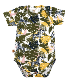 Frogs en Dogs- kraamcadeau - baby - romper - jungle