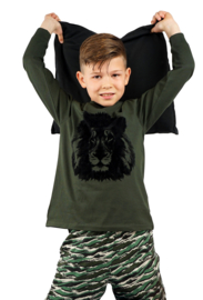 Frogs and dogs - Lion/Leeuw - jongens - kleuter-kinder - pyjama