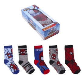 Marvel Spiderman 5 paar in cadeau doos